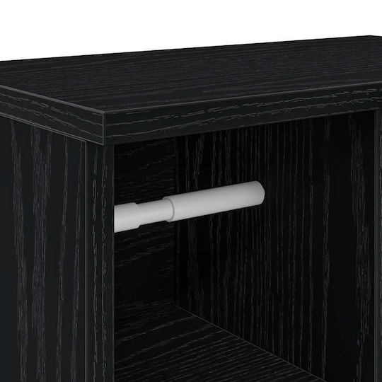 vidaXL Cabinet de baie L39xA22xÎ90cm Negru