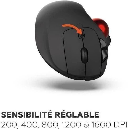 Mobility Lab Wireless Mouse with Trackball Black