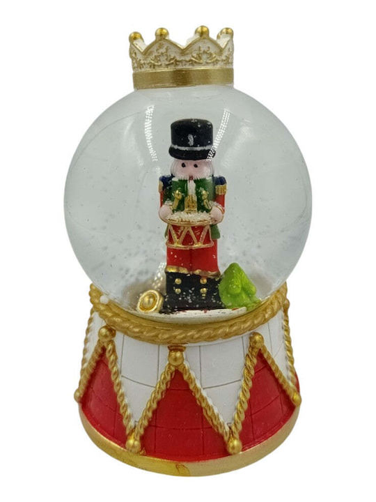 Christmas Snowball Illuminated with Nutcracker 9x14cm