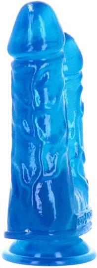 Toyz4lovers Caino Abele Glass Dildo With Suction Cup Blue 17.5cm