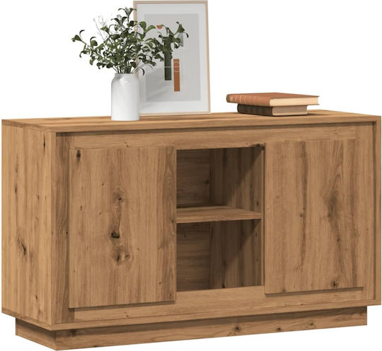 Sideboard Wooden with Drawers Coffee 102x35x60cm