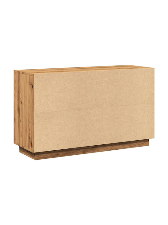 Sideboard Wooden with Drawers Coffee 102x35x60cm