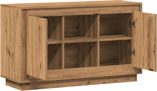 Sideboard Wooden with Drawers Coffee 102x35x60cm