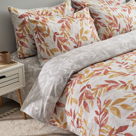 Vesta Home Set Cearșafuri cu Elastic 160x200+40cm. Aspa Gri 4buc