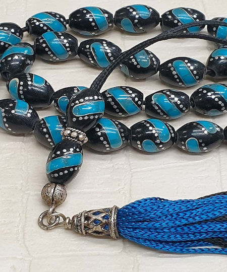 Roloi Komboloi Ebony Worry Beads Multicolour 34cm