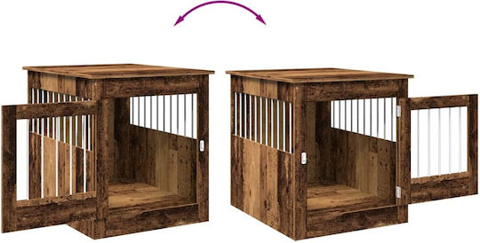 vidaXL Dog House Outdoor Brown 64.5x80x71cm