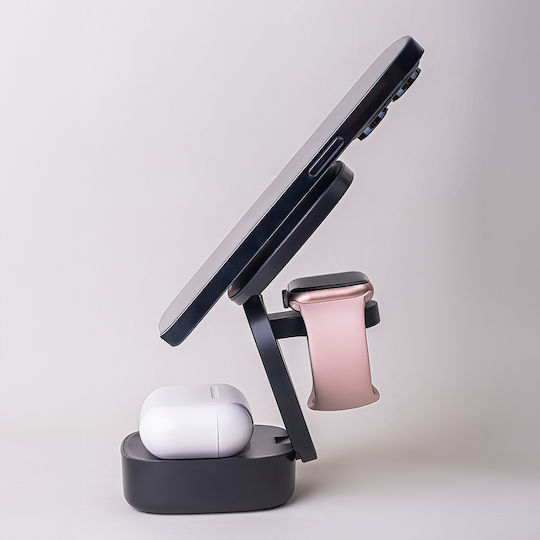 Maxlife Încărcător Wireless (Qi Pad) 15W Negruς (MXWC-06)