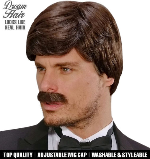 Perucă de Carnaval Maro