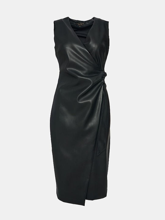 Lynne Leather Dress All Day Black