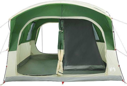 vidaXL Car Camping Tent Green for 4 People
