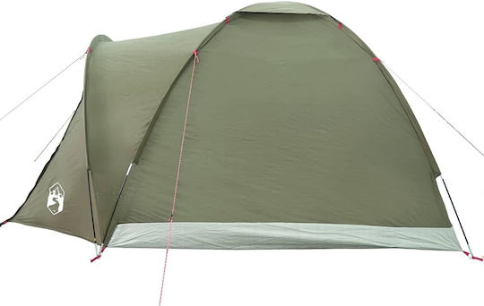 vidaXL Camping Tent Igloo Green 3 Seasons for 2 People