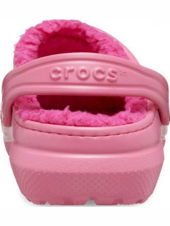 Παντόφλες Ροζ Classic Lined Clog