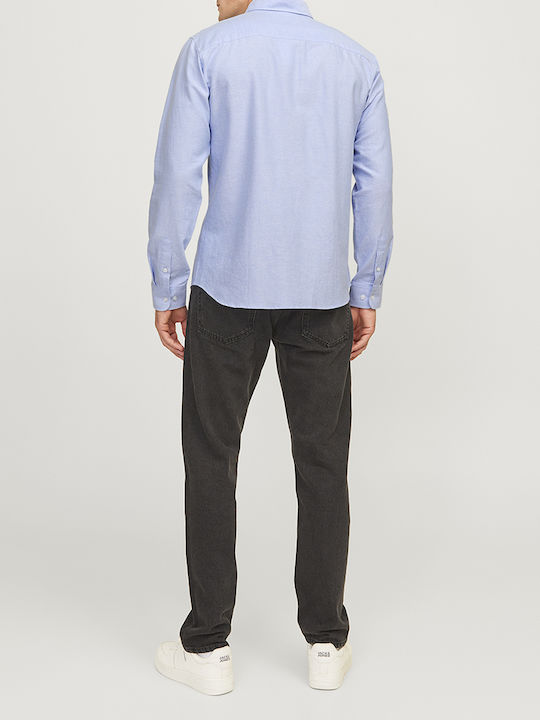 Μακρυμάνικo Βαμβακερό Πουκάμισο Cashmere Blue Light Blue
