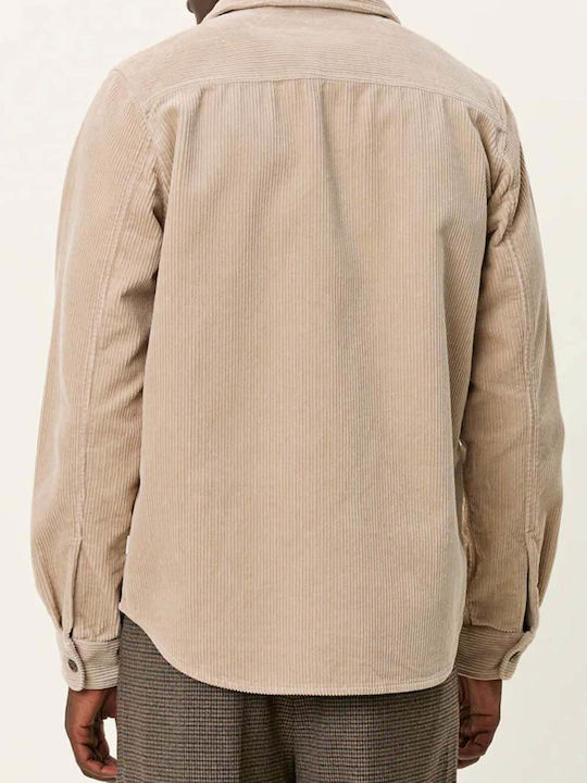Les Deux Overshirt Din Catifea Raiata Culoarea Producătorului Light Desert Sand