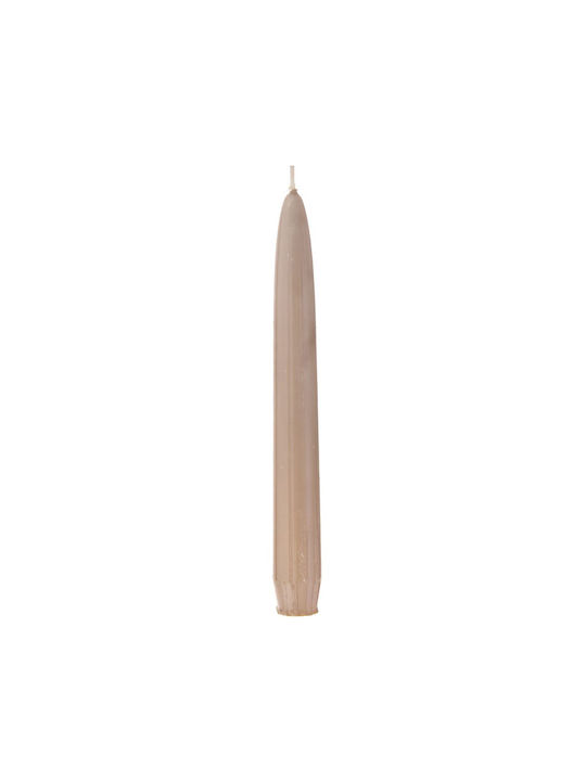 Iliadis Decorative Candle Vienna Taper Sand 20cm 735gr 12pcs