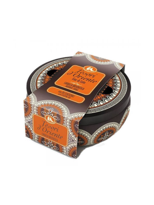 Tesori d'Oriente Aromatic Candle In Jar With Fior di Loto Perfume 200gr