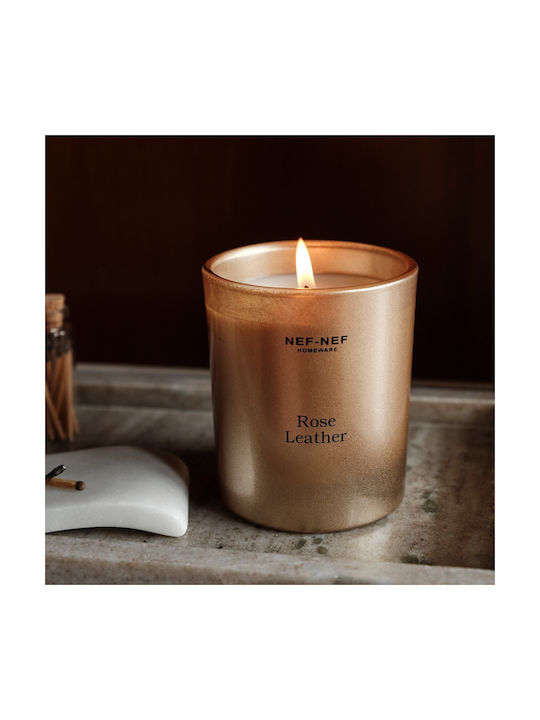 Nef-Nef Homeware Αρωματικό Κερί σε Βάζο με Άρωμα Leather Rose 200gr