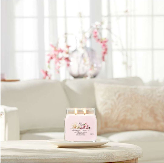 Yankee Candle Αρωματικό Κερί Signature σε Βάζο με Άρωμα Pink Cherry & Vanilla 368gr