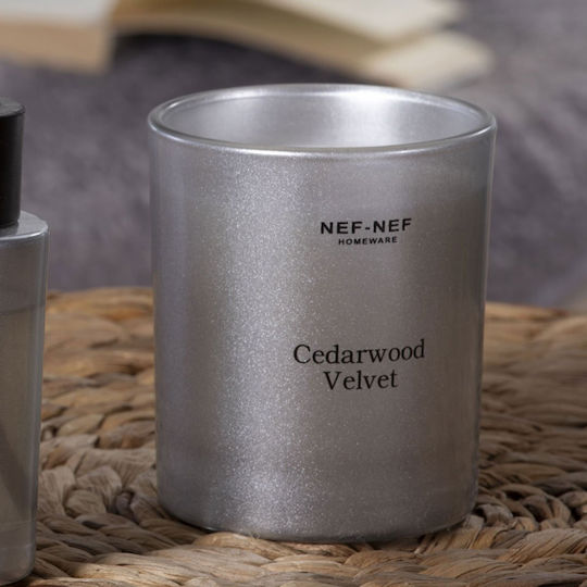 Nef-Nef Homeware Ароматична Свещ в Буркан с Аромат Кедрово Дърво Кадифе 200гр