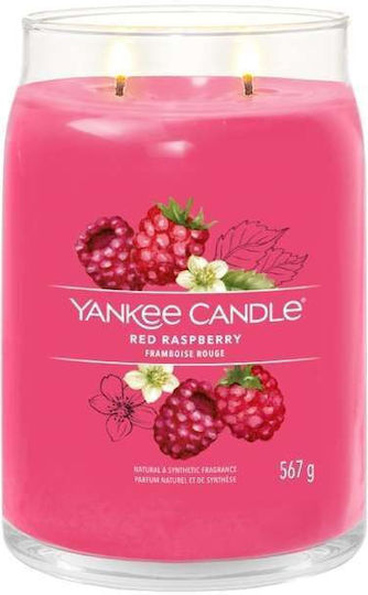 Yankee Candle Signature Aromatische Kerze in Gefäß Rote Himbeere