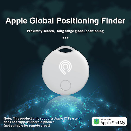 Hyperloq NeoTag Classic Apple Find My Λευκό
