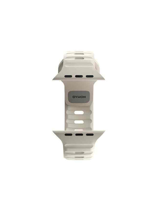 Nomad Sport Strap Se V2 Lsr Λουράκι Σιλικόνης Γκρι (Apple Watch 42/44/45mm/Ultra 49mm)