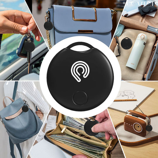 Hyperloq NeoTag Classic Apple Find My Black
