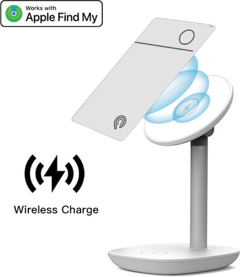 Hyperloq NeoCard Apple Find My Alb Reîncărcabil