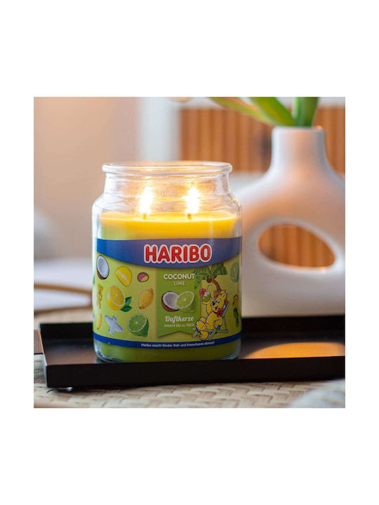 Haribo Lumânare Aromatică în Borcan cu Miros de Nucă de Cocos 510gr