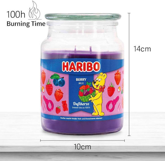 Haribo Ароматична Свещ в Буркан с Аромат Berry Mix 510гр