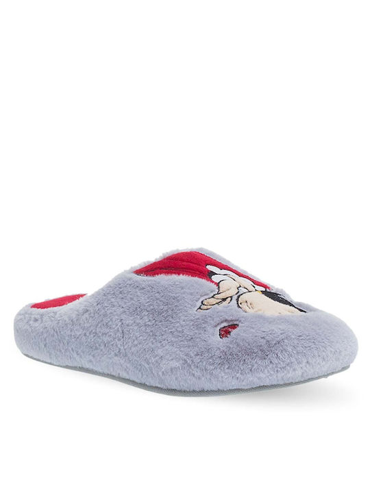 Popeye 10130142 Winter Women's Slippers in Gray color