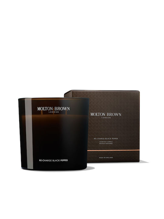 Molton Brown Scented Candle Jar with Scent Re-Charge Black Pepper Brown 600gr 1pcs