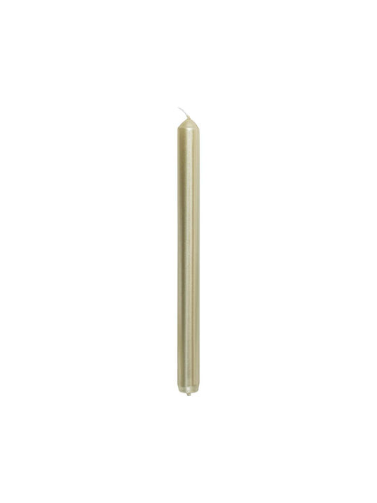 Atmosphera Scented Candle Taper Gold 4pcs