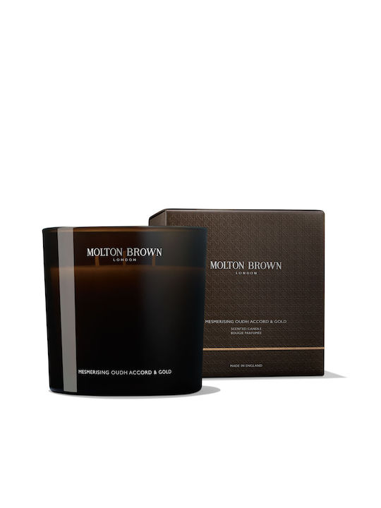 Molton Brown Aromatisches Kerze in Gefäß mit Parfüm Mesmerising Oudh Accord & Gold 600gr