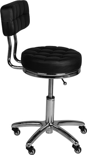 Black Cosmetic Stool Am-877