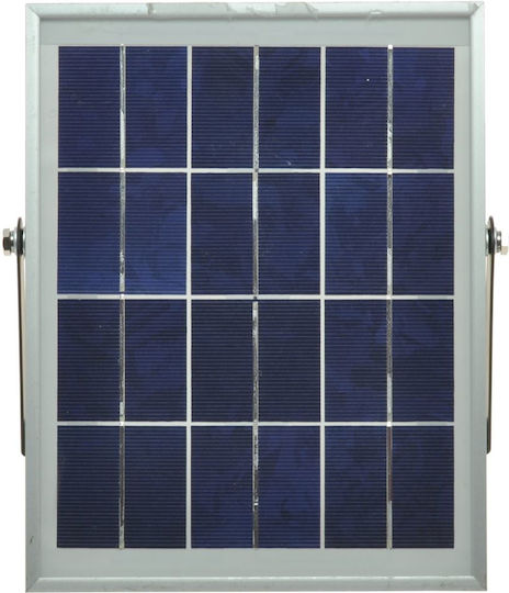 Led Projector Solar Panel Bass Bs-5901 Power 20w 6400k 2000lm Ip44 Sensor Battery