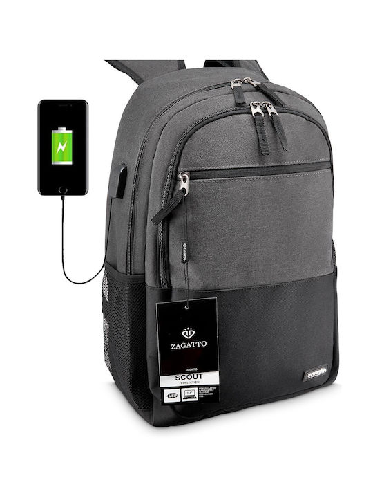 Zagatto Backpack Αδιάβροχο Μαύρο