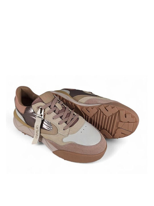 Γυναικεία Sneakers Beige Nude