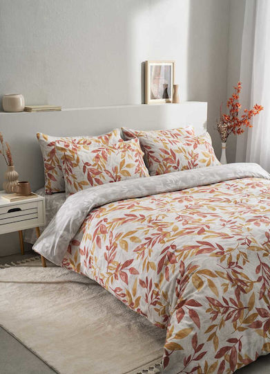 Vesta Home Aspa Bed Sheet Set for Single Bed Flannel 170x270cm Gray 3 Pieces