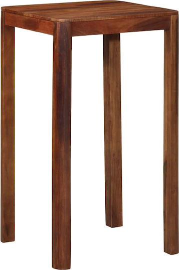 Square Table Bar from Solid Wood Coffee 60x60x107cm