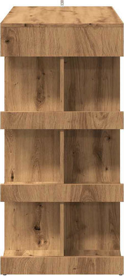 Table Bar Wooden Oak 100x48x101.5cm