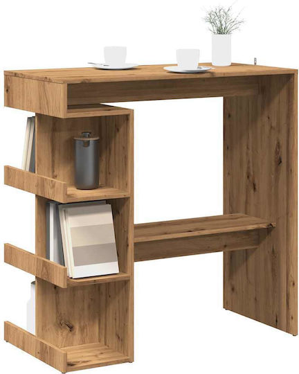 Table Bar Wooden Oak 100x48x101.5cm