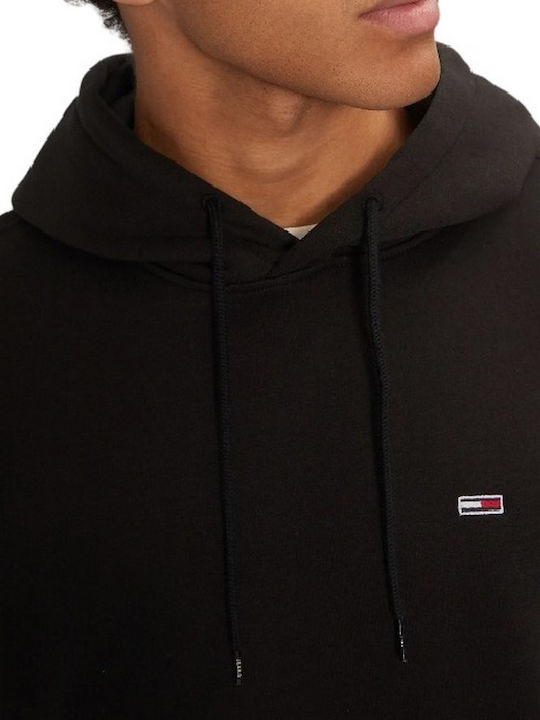 Flag Sweatshirt with Hood Black
