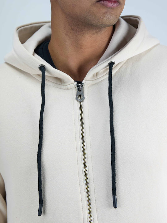 Cardigan With Hood Ecru