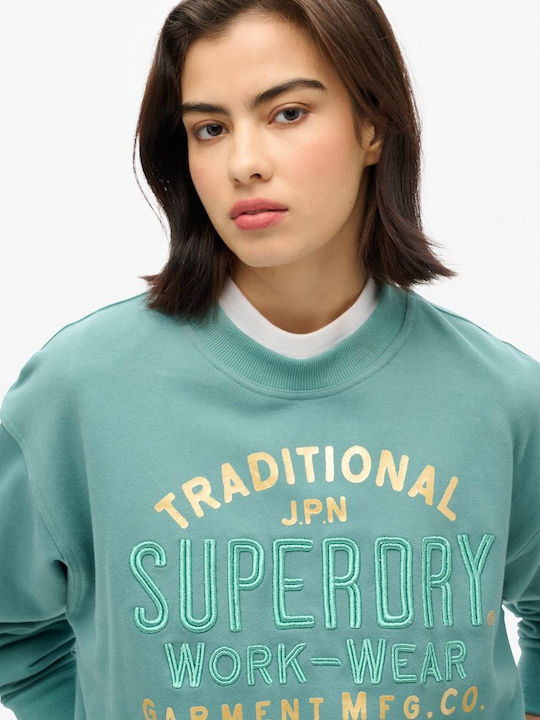 Superdry Women's Sweatshirt GREEN