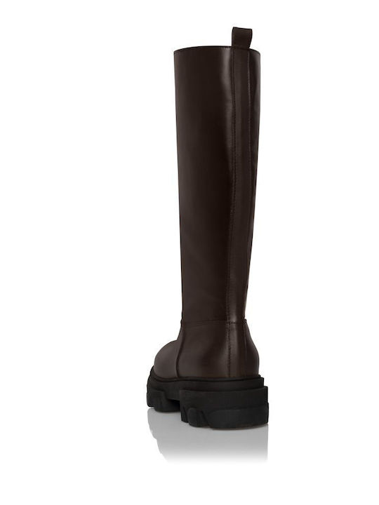 Sante Day2day Leather Women's Boots Brown