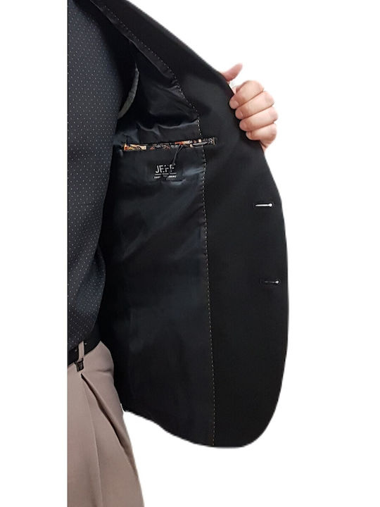 Men's Suit Jacket Regular Fit Black