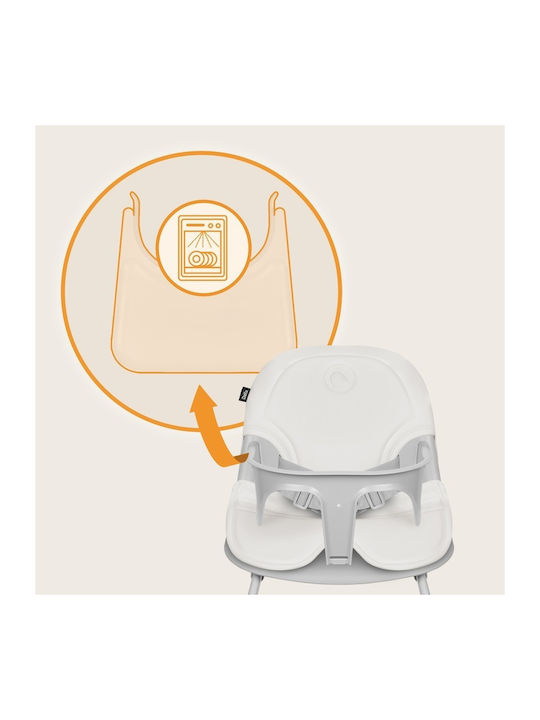 Lionelo Dalia Baby Hochstuhl 2 in 1 mit Höhenverstellbar Grau Stein