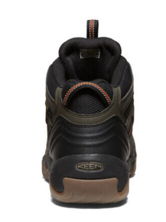 Keen Men's Hiking Waterproof Black Boots