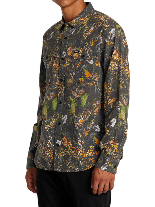 Long-sleeved Flannel Shirt Multicolour